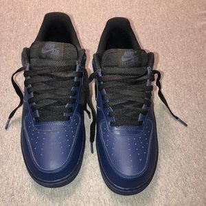 **SOLD**Nike Air Force 1 Low Blue And Black